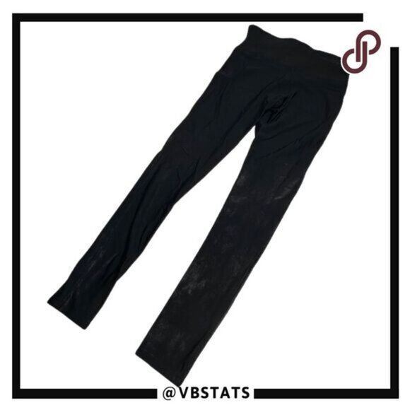 Spanx Women's Faix Leather High Waist Leggings Black Size‎ Medium - Picture 2 of 8